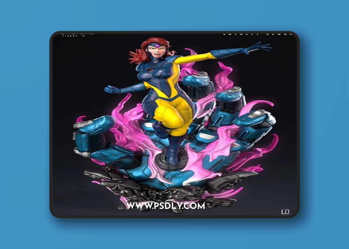 Jean Grey – Marvel 3D Print Model