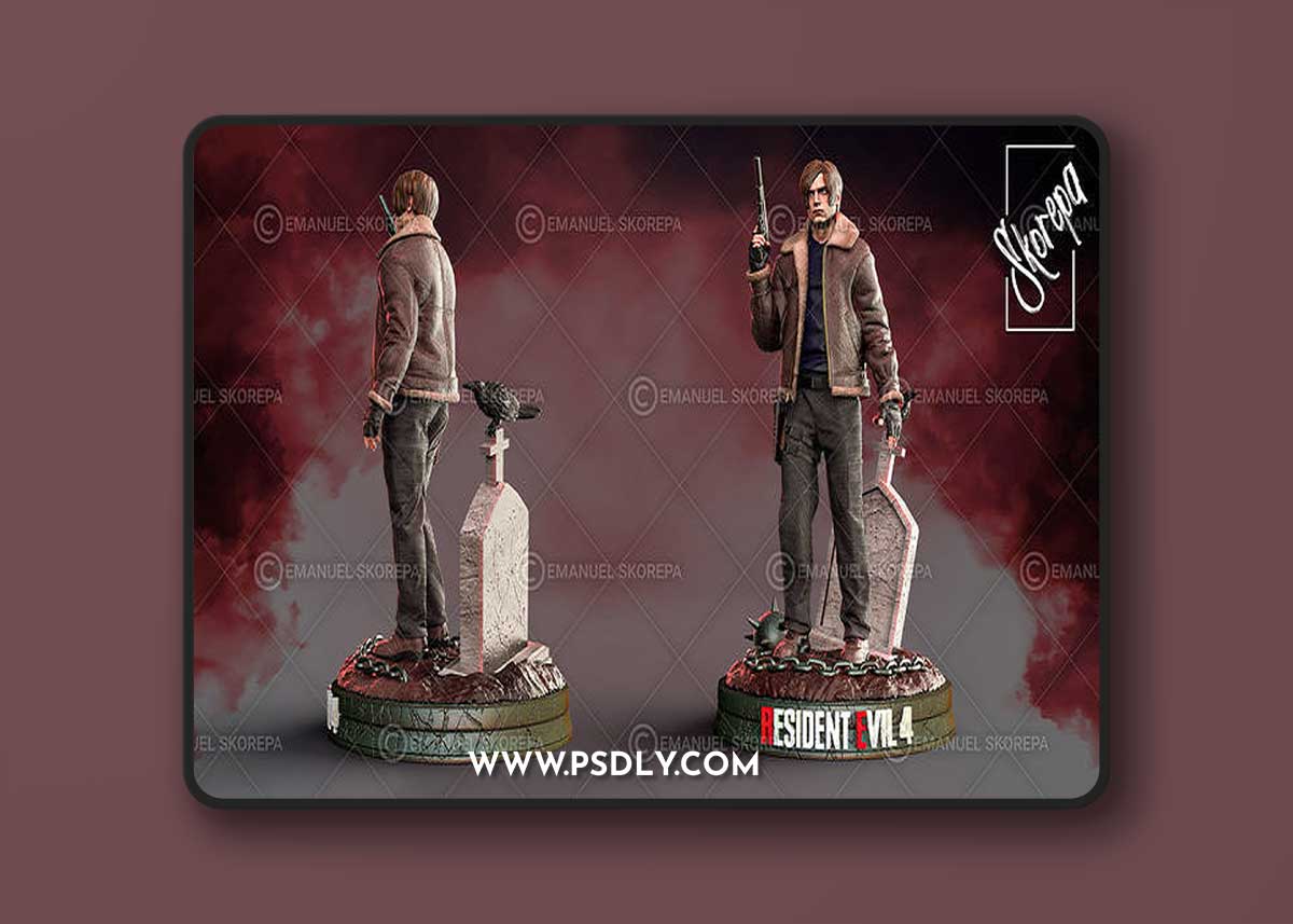 Leon Kennedy RE4 – 3D Print Model