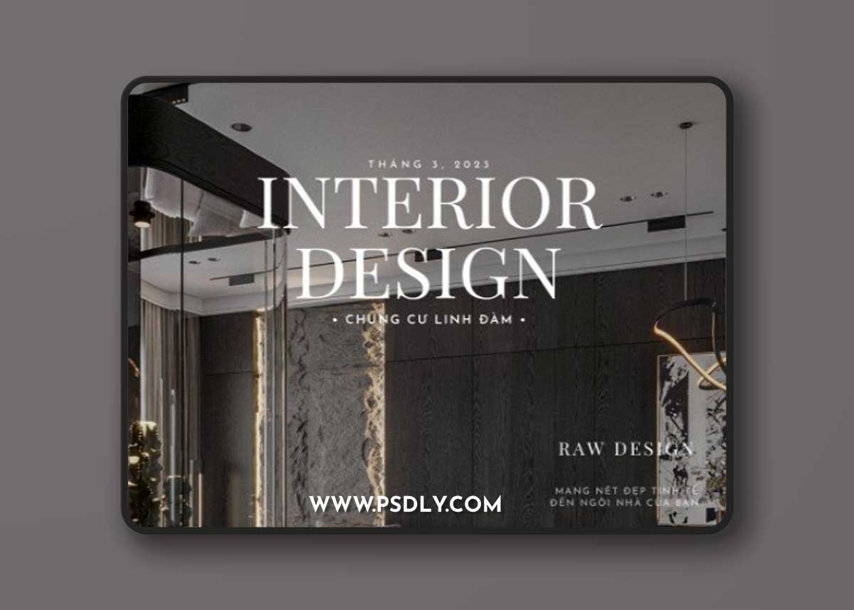 Living Room – Kitchen Interior by Nguyen Thanh Xuan