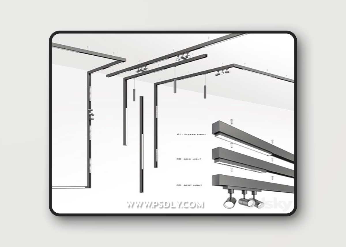 Magnetic -Track-light