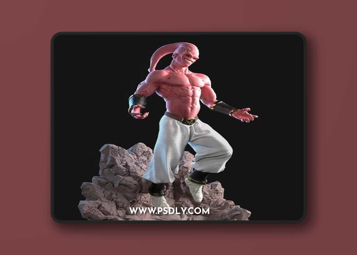 Majin Buu from Dragon Ball Z – 3D Print Model