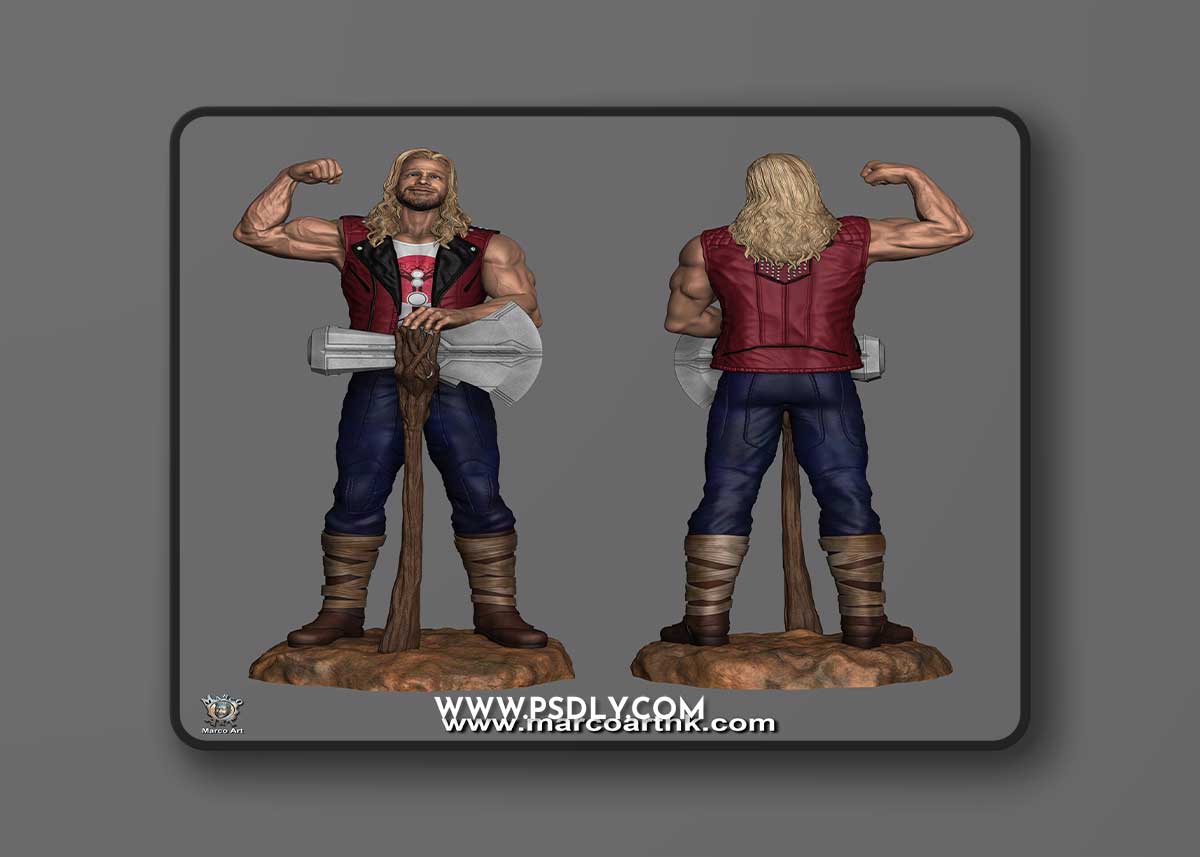 Marco Art - Casual Thor – 3D Print Model