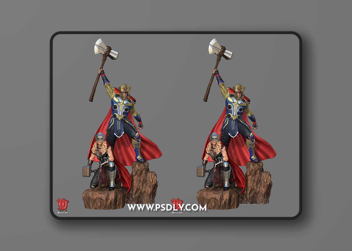 Marco Art - Mighty Thor – 3D Print Model