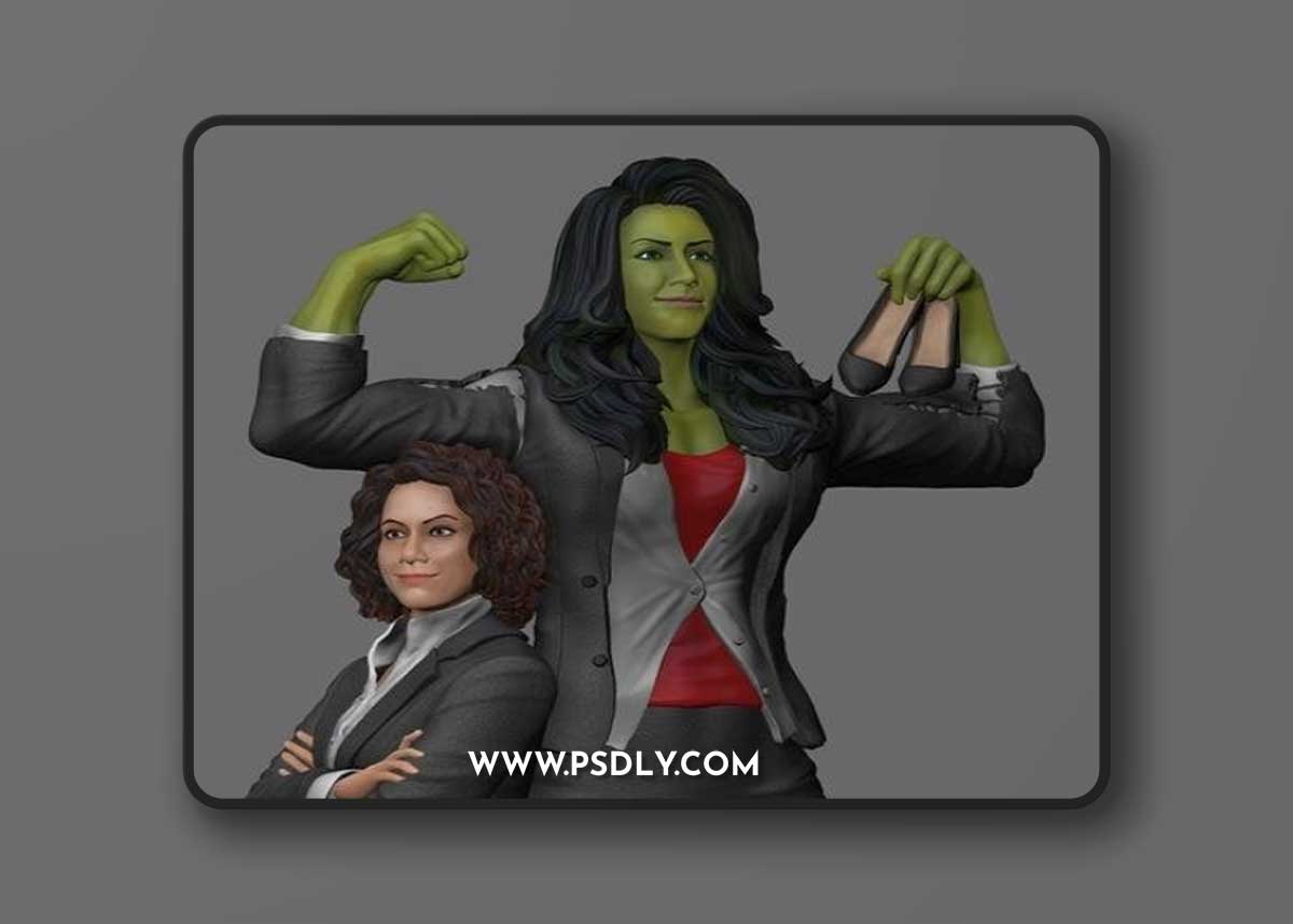 Marco Art - She Hulk 3D Print Model