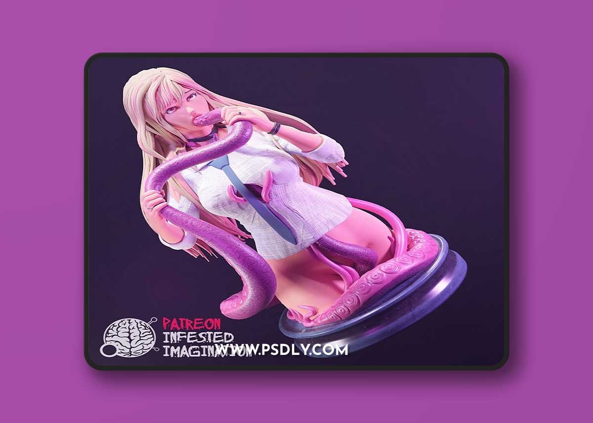 Marin Kitagawa Tentacles Bust – 3D Print Model