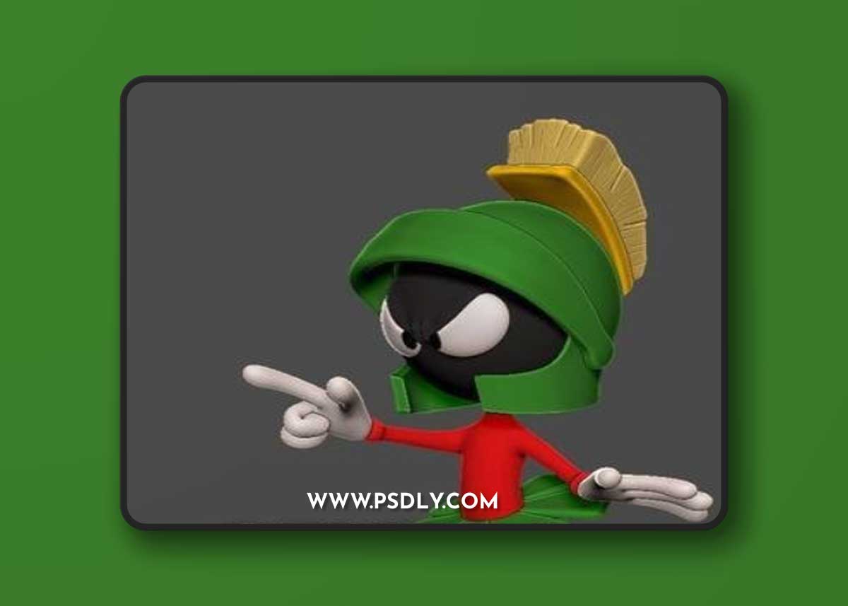 Marvin the Martian – 3D Print Model