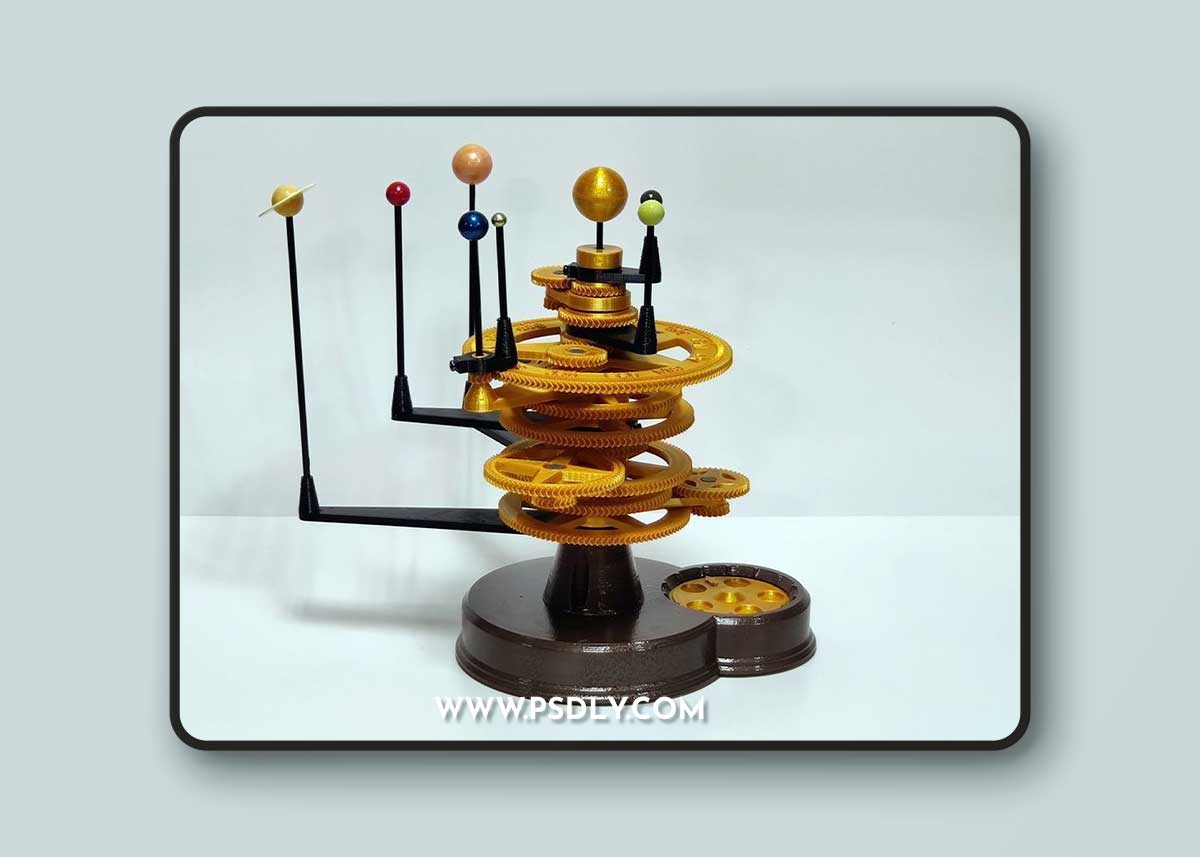 Mechanical Planetarium 3D Print Model