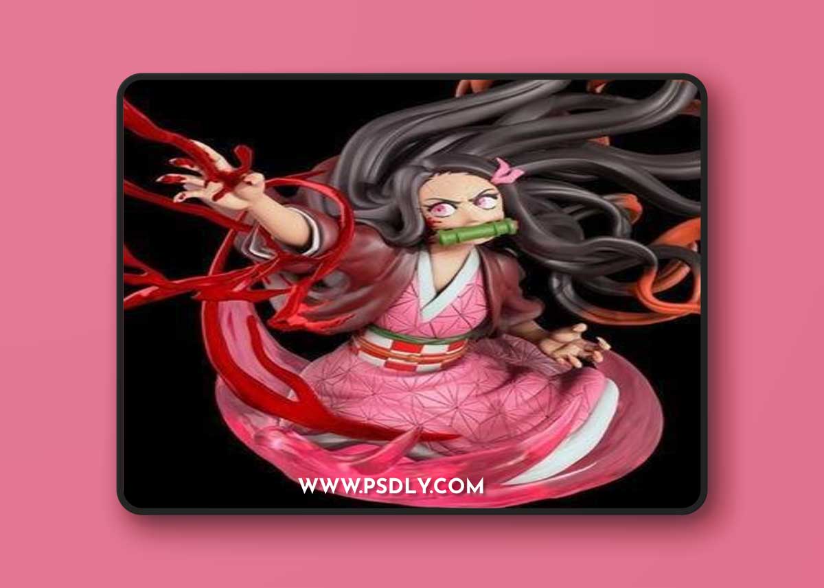 Nezuko Bust – 3D Print Model