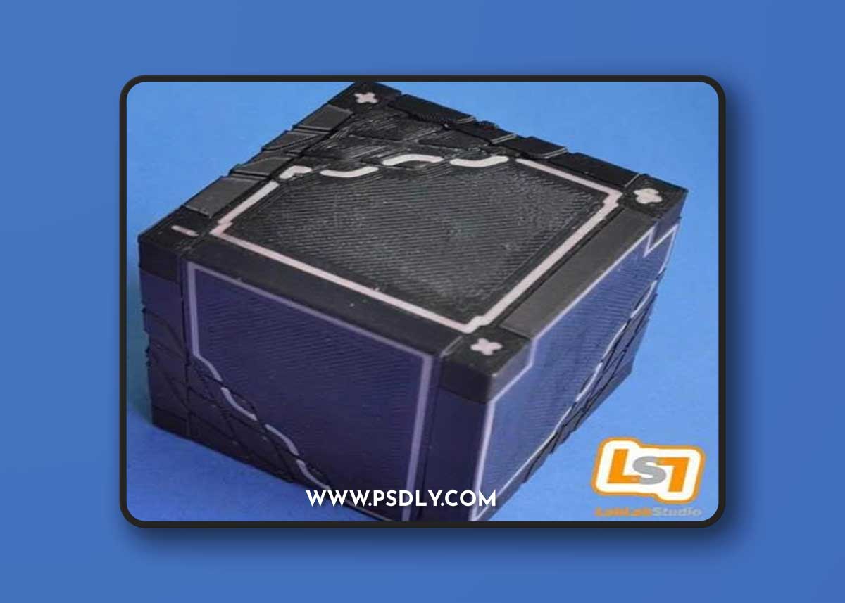 Nintendo Game Cartridge Storage Cube 3D Print Model
