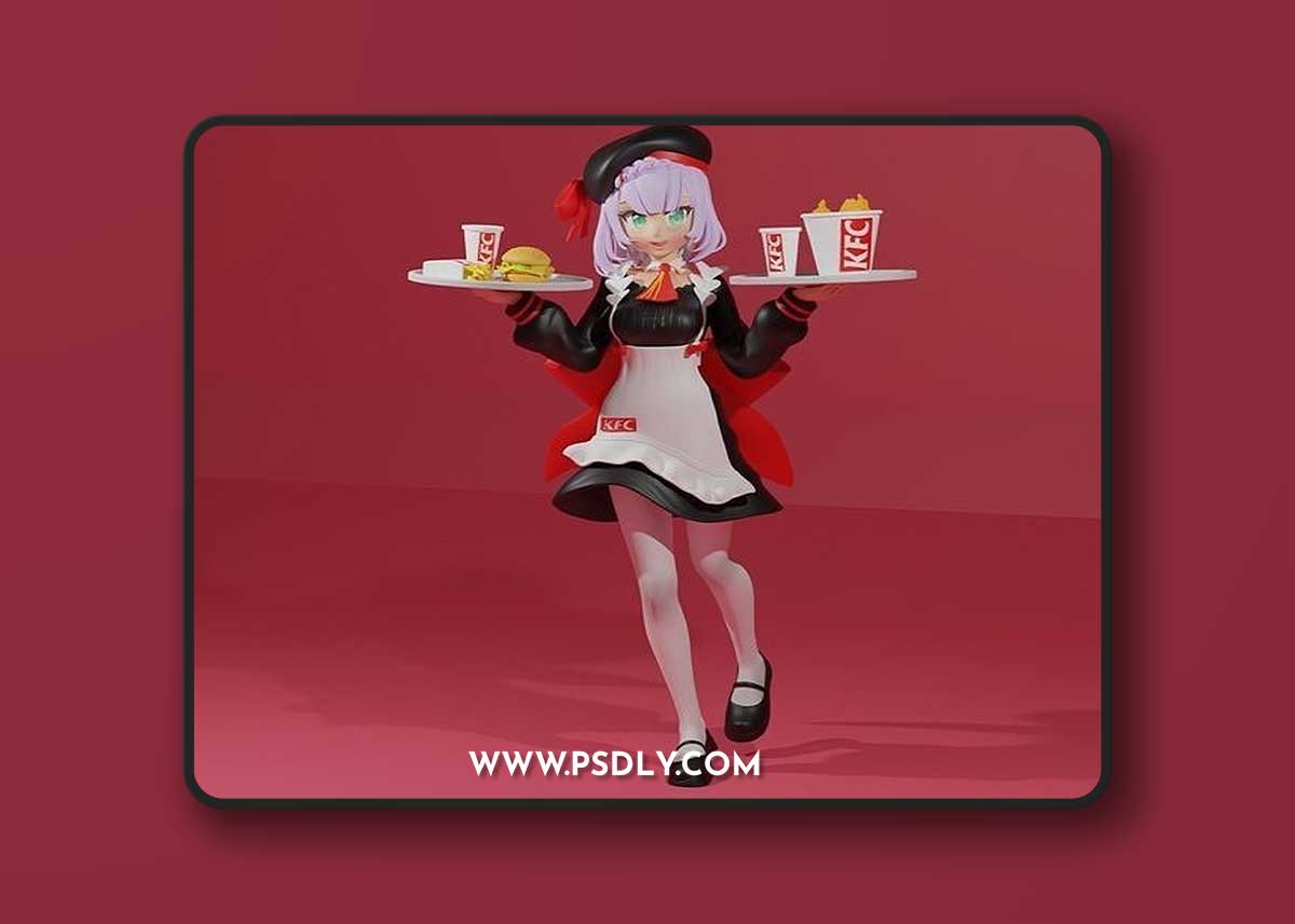 Noelle genshin impact KFC – 3D Print Model