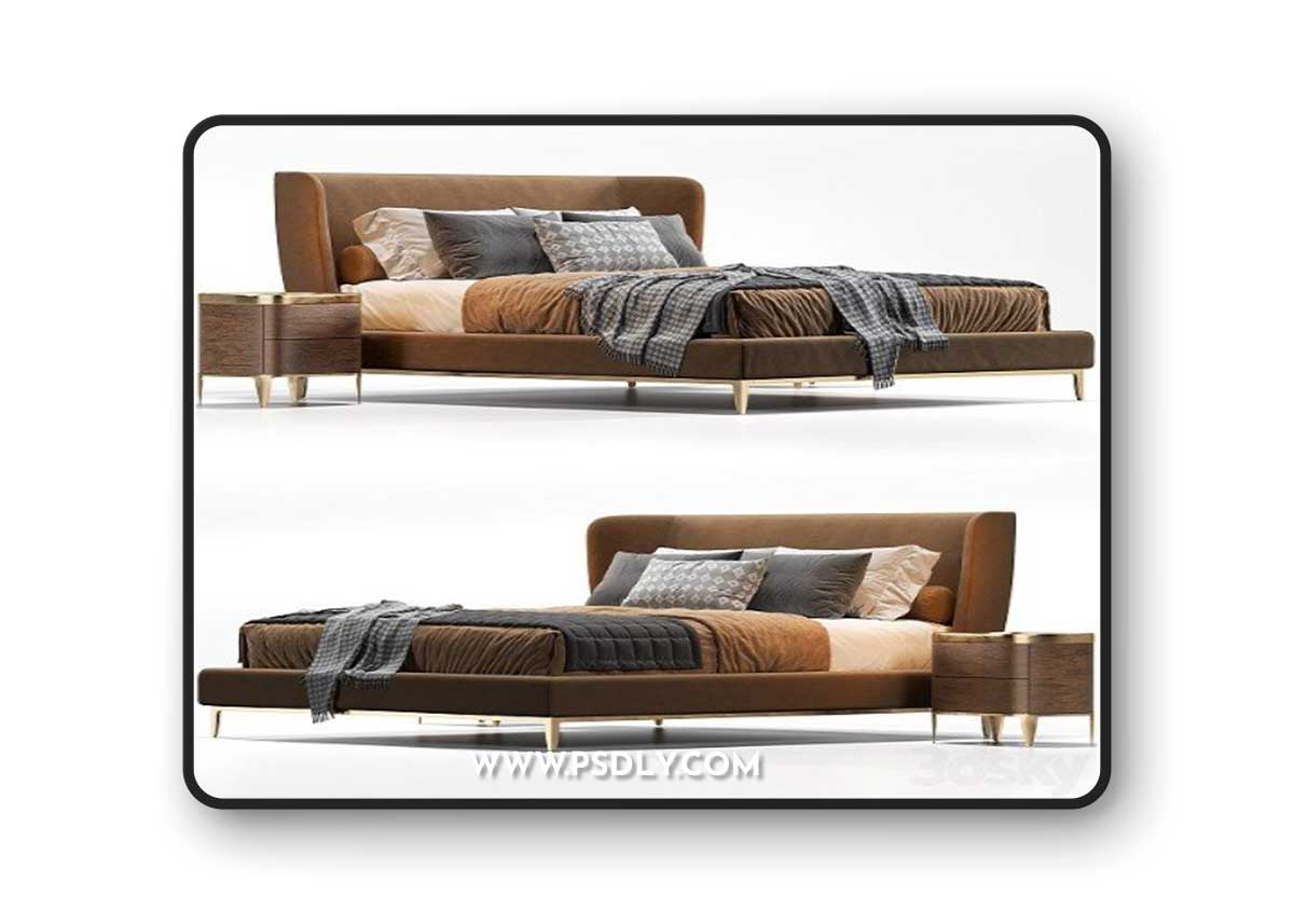 Poliform Gentleman Bed