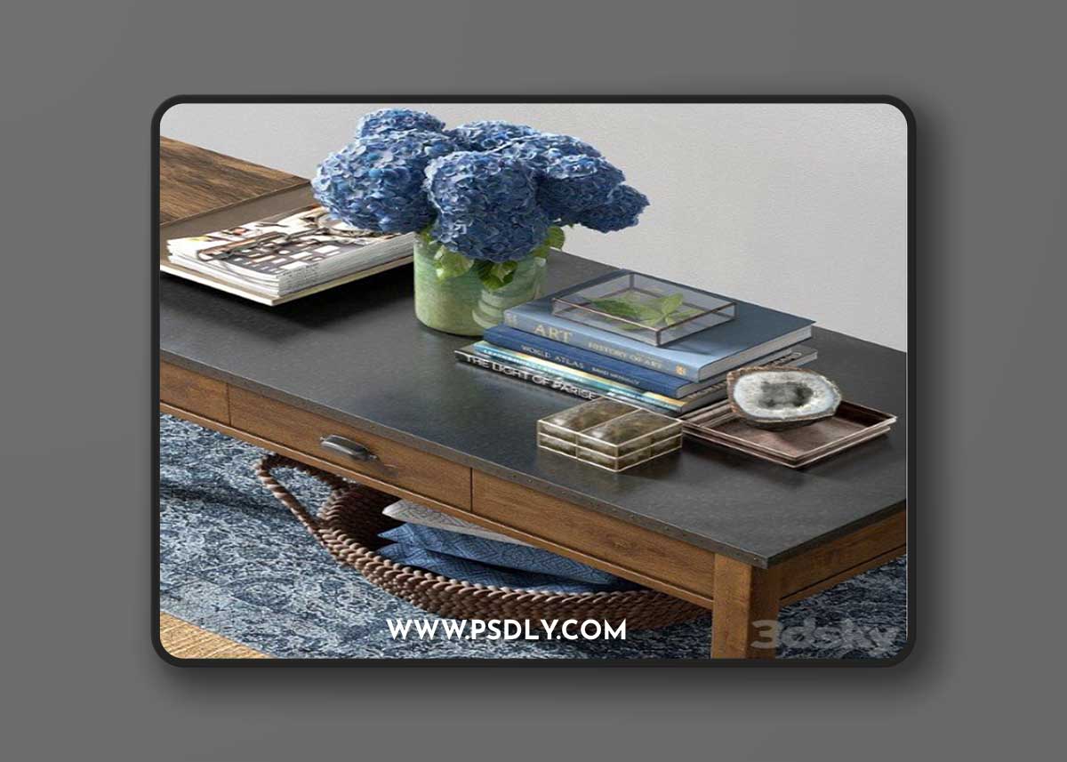 Pottery barn CHANNING COFFEE TABLE