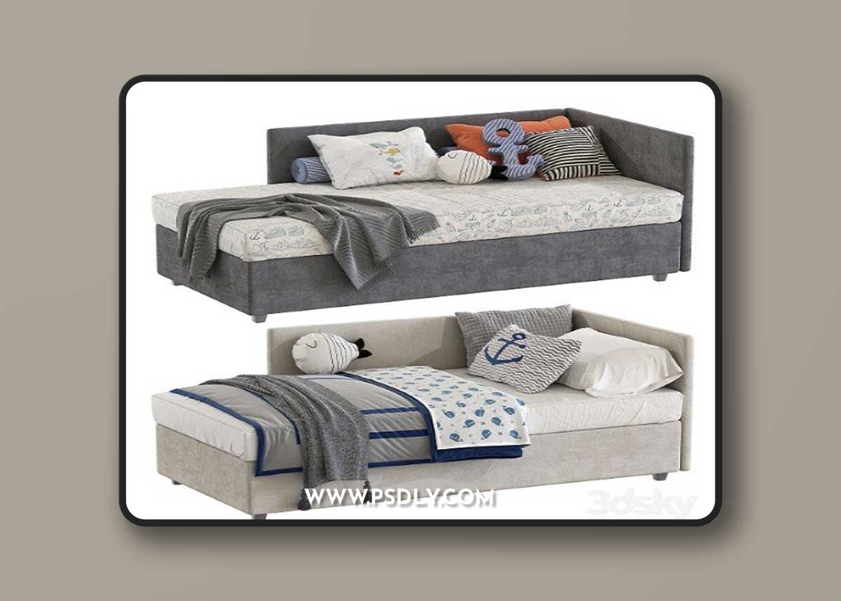 Sofa Bed CLEA 3D Model