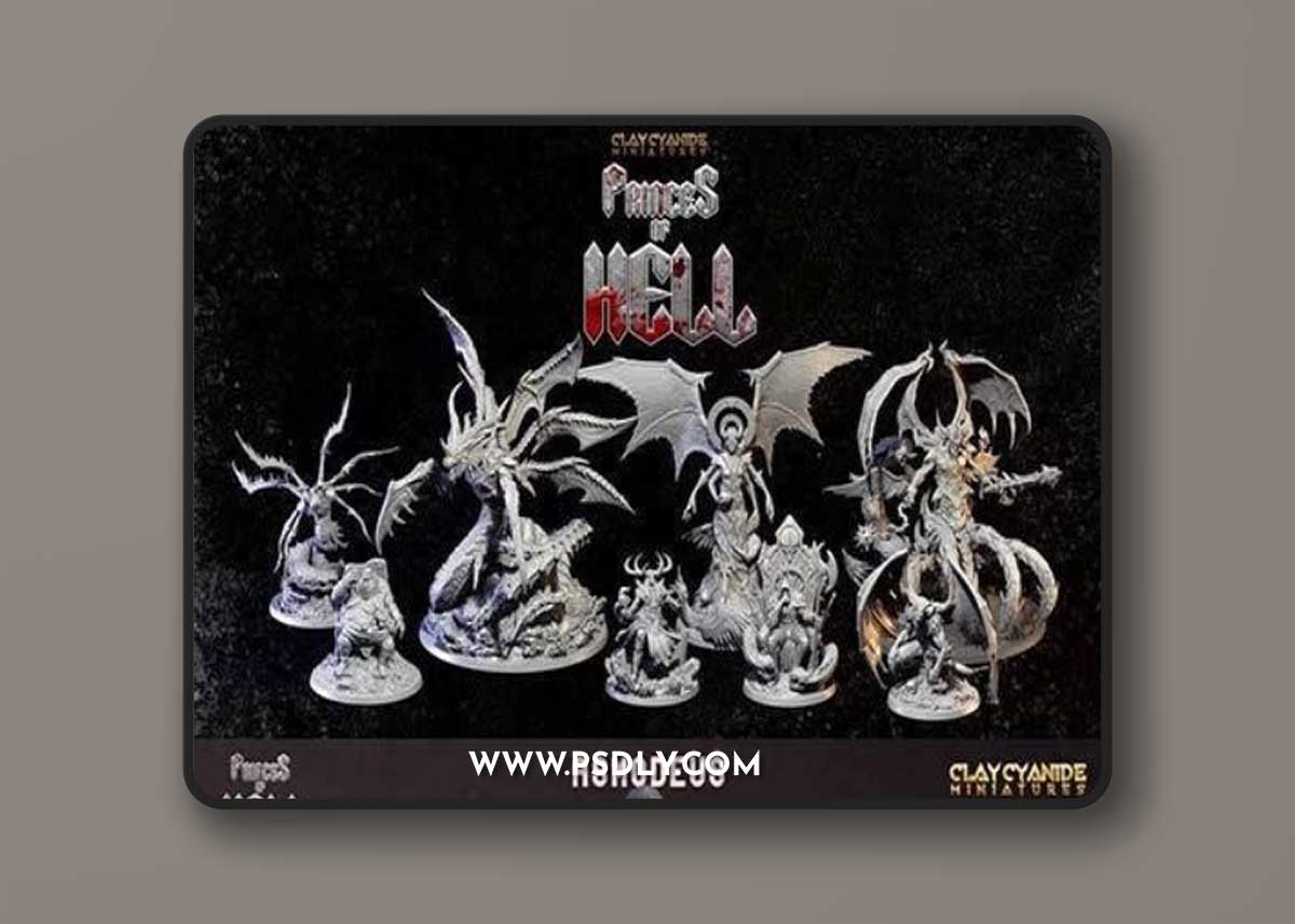 Princes of Hell – CLAY CYANIDE MINIATURES (November 2022) 3D Print Model