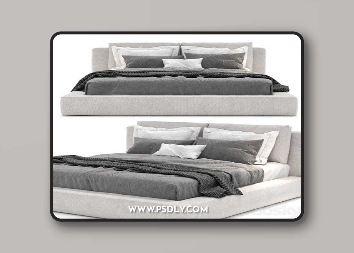 RH Cloud Slipcovered Platform Bed
