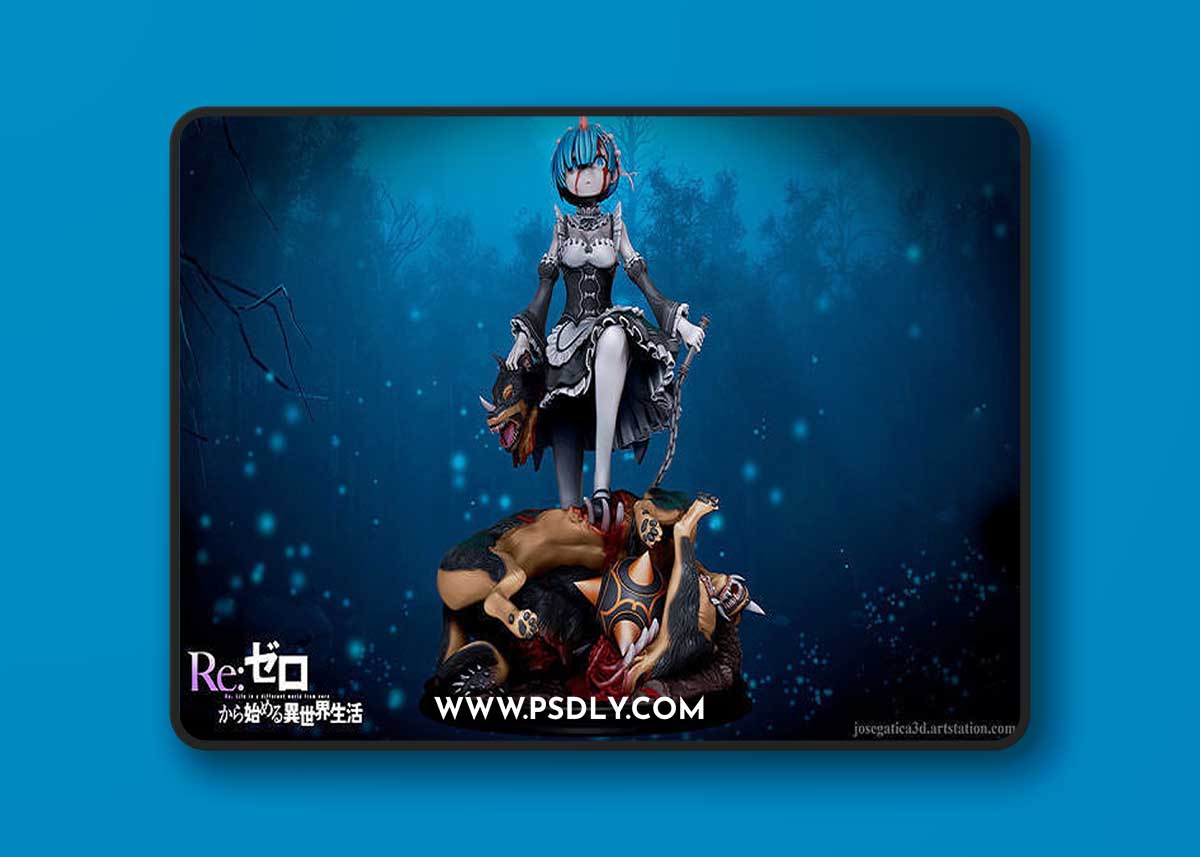 Rem Collectible from Re-Zero – 3D Print Model