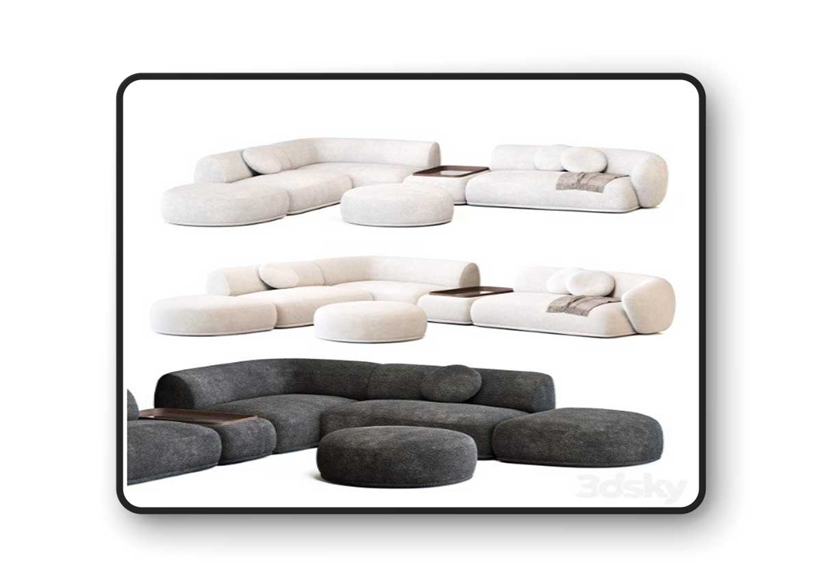 Rene Sofa by Meridiani Set 2