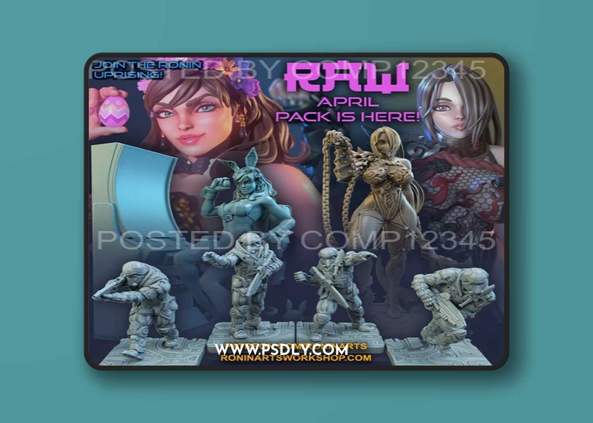 Ronin Arts Workshop RAW - M26 April 2023 – 3D Print Model
