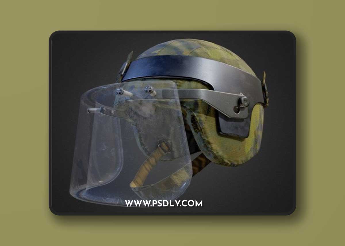 Russian military helmet 3D Model