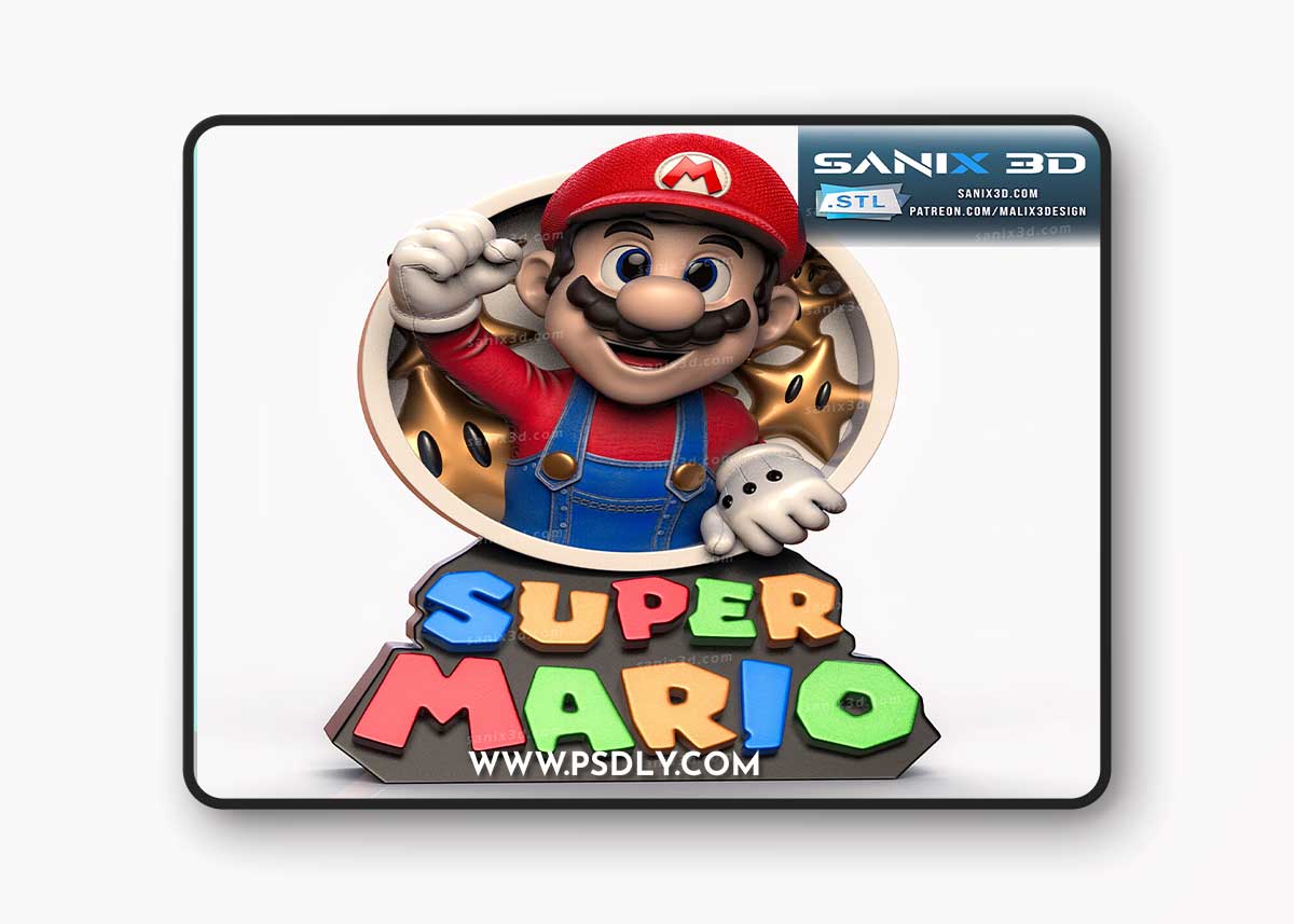 Sanix - Super Mario – 3D Print Model
