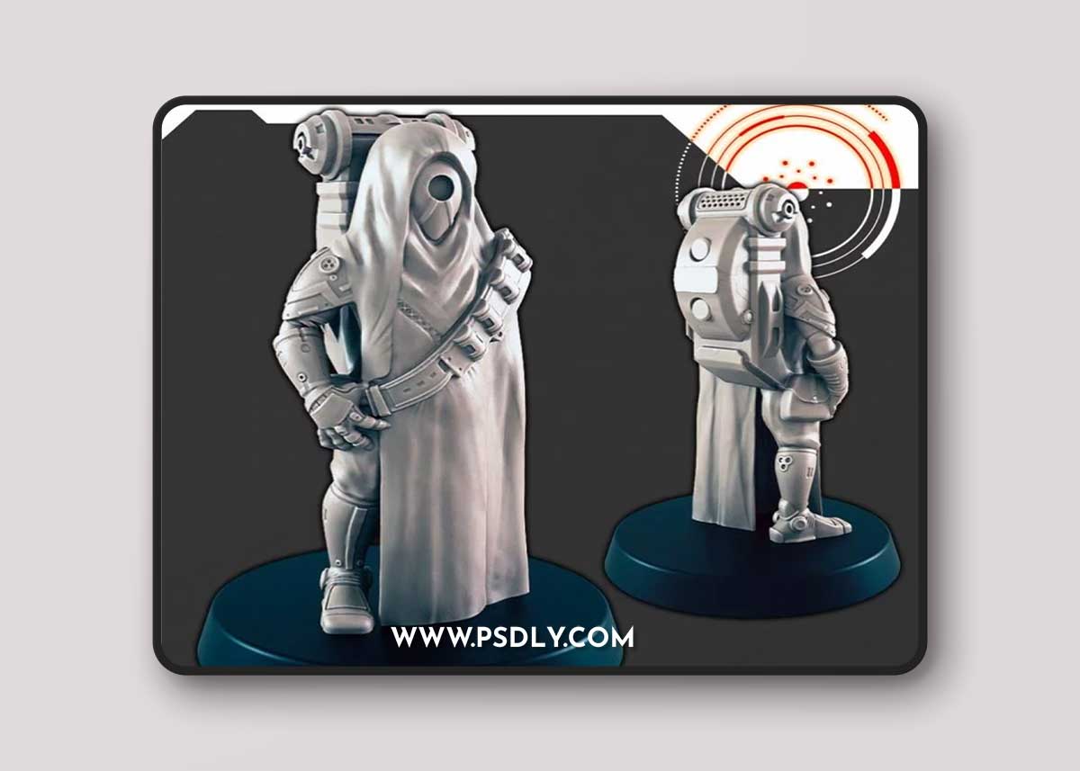 Sci-Fi Alien Civilian 5 3D Print Model