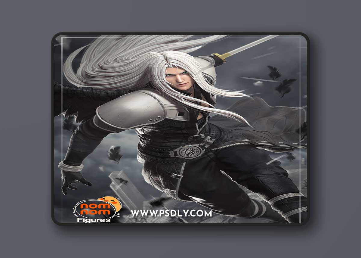 Sephiroth - NomNom Figurines – 3D Print Model