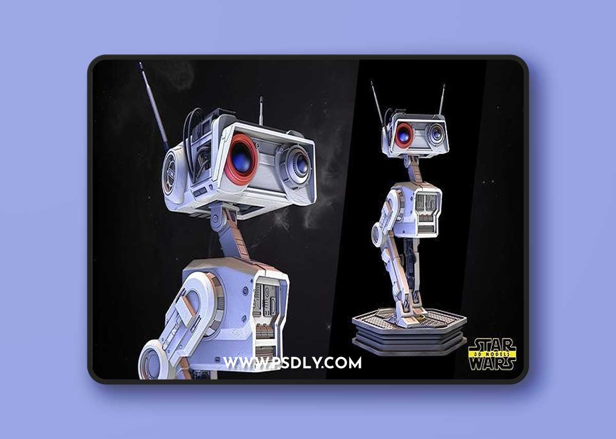 Star Wars - BD1 Sculpture 3D Print Model