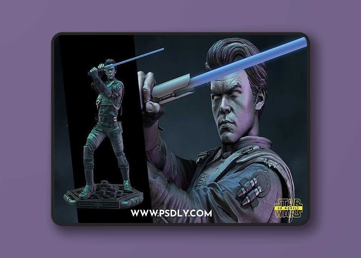 Star Wars - Cal Kestis Sculpture – 3D Print Model