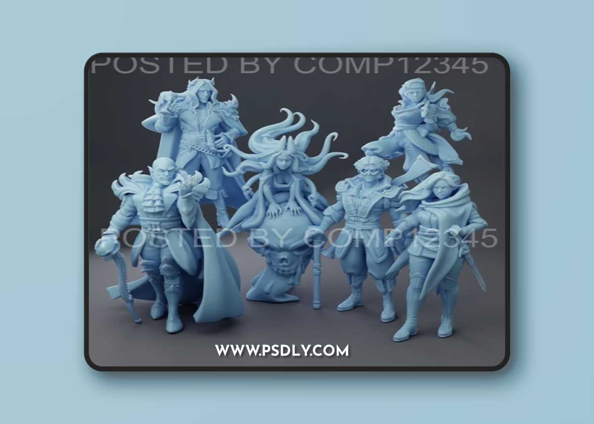 Twin Goddess Miniatures April 2023 – 3D Print Model