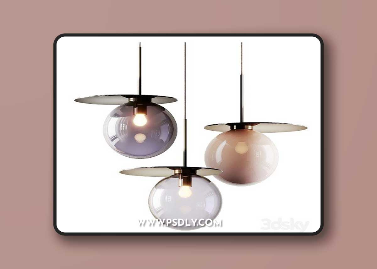 UMBRA Blown Glass Pendant Lamp From Bomma