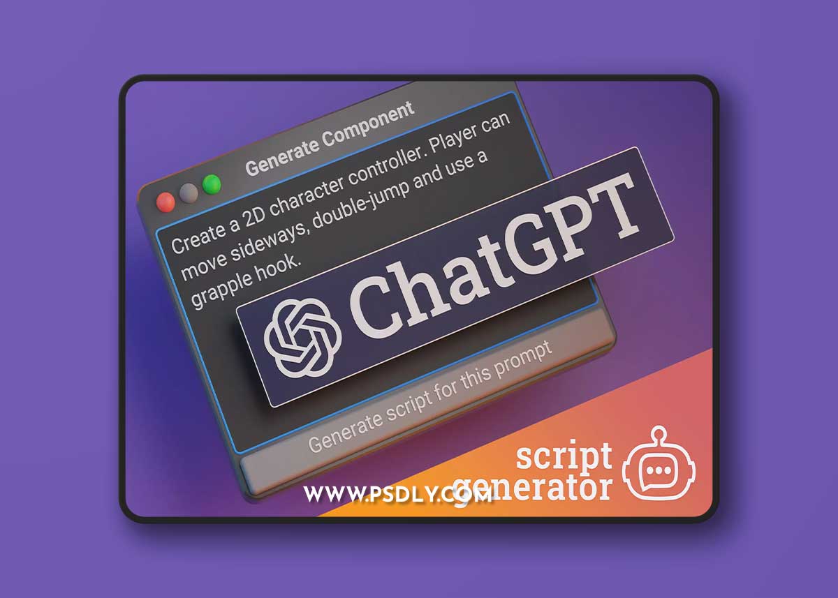Unity Asset - ChatGPT Script Generator v2.2.5