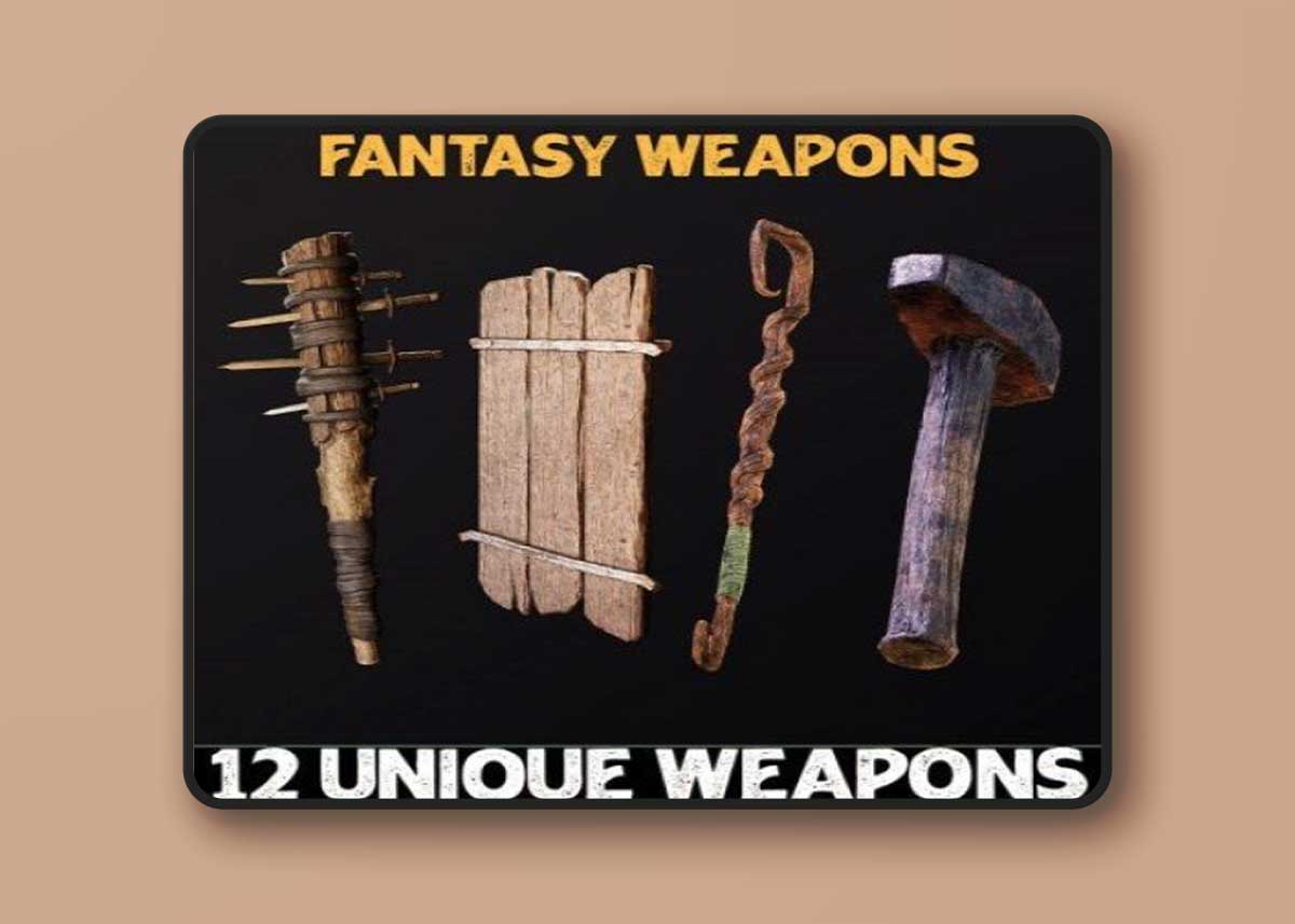 Unreal Engine Marketplace - Fantasy Weapons (5.1)