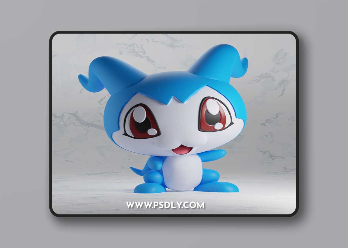 Veemon Davis Digimon Adventure 02 - The Beginning – 3D Print Model