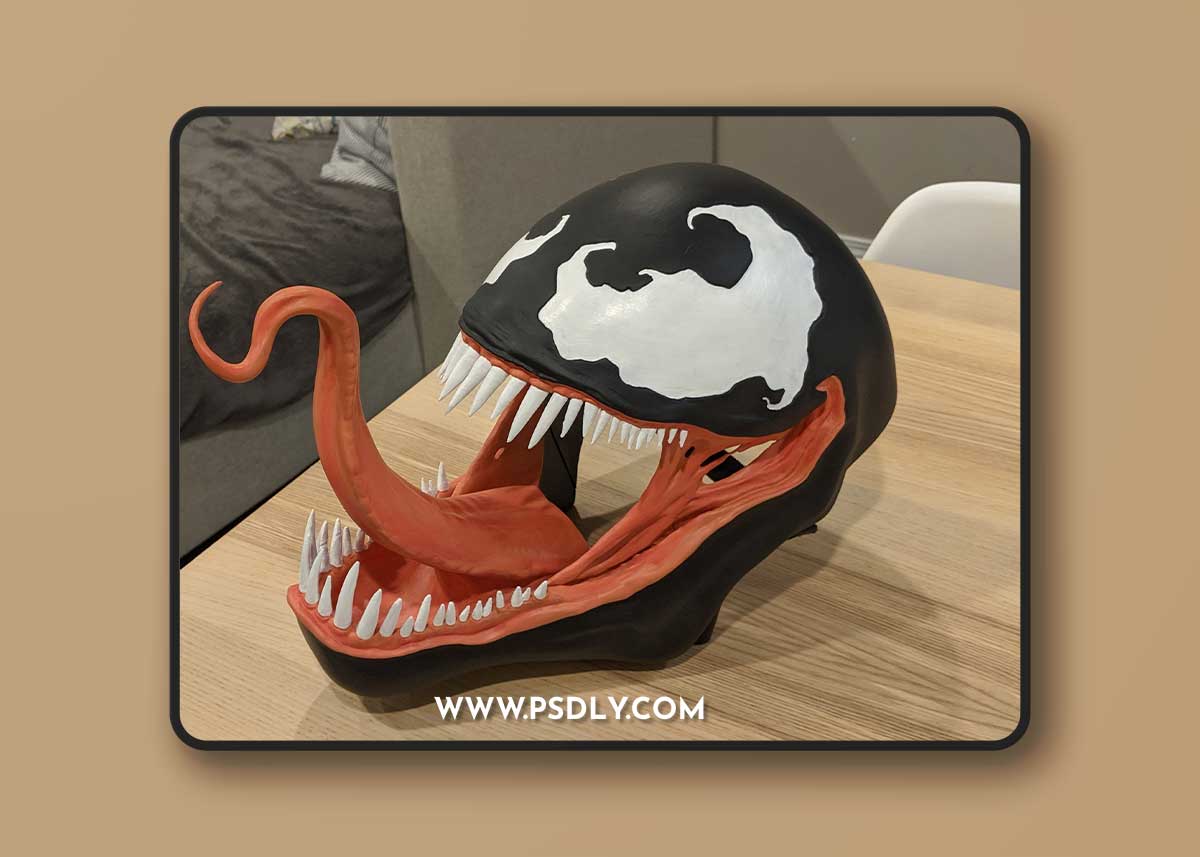 Venom Mask – 3D Print Model