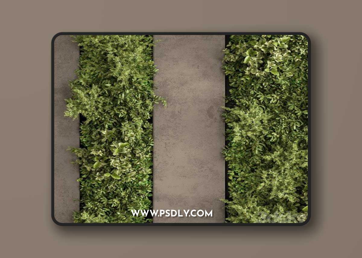 Vertical Garden Wood Frame Wall Decor 33
