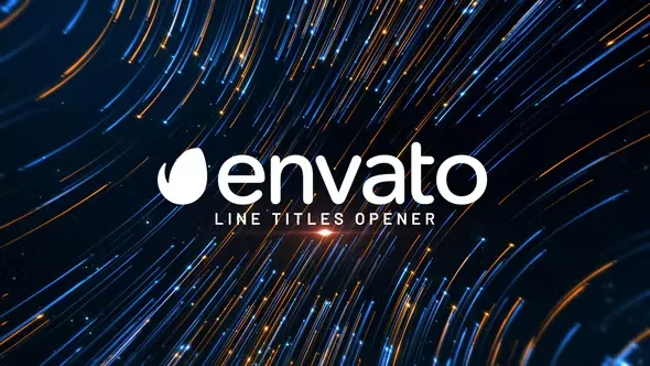 Videohive Abstract Lines Titles 44638306