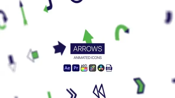 Videohive Arrows Animated Icons 44950439