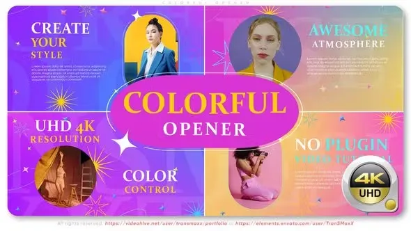 Videohive Colorful Opener 45195974
