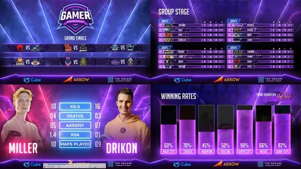 Videohive ESports Broadcast Package 40821653