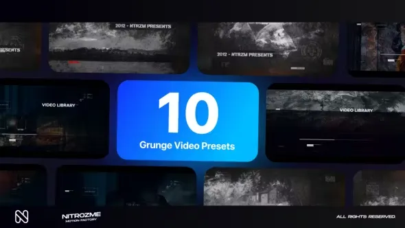Videohive Grunge Typography Vol. 02 44892623