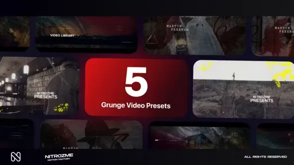Videohive Grunge Typography Vol. 03 44892632