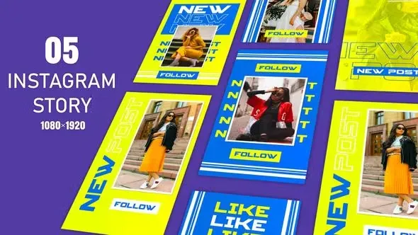 Videohive Instagram Story Frames After Effects Template 45064463