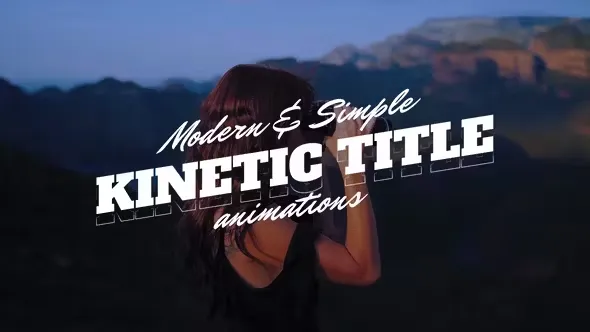 Videohive Kinetic Title Animations 44749449