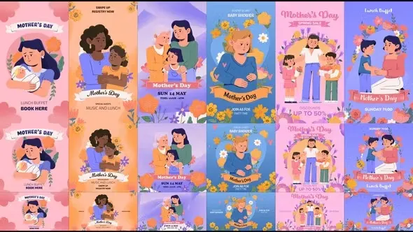 Videohive Mother's Day Bundle 45183125