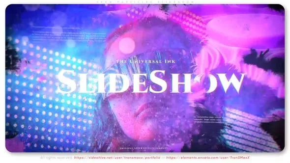 Videohive Neon Particles Slideshow 44779079