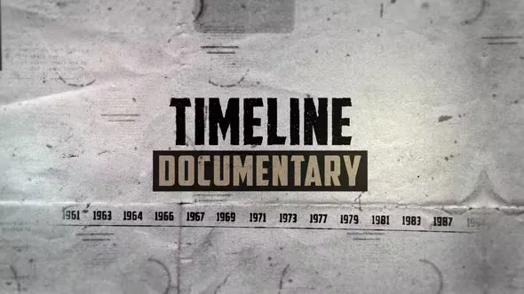 Videohive Timeline Documentary Slideshow 44513820