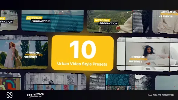 Videohive Urban Typography Vol. 01 44856499