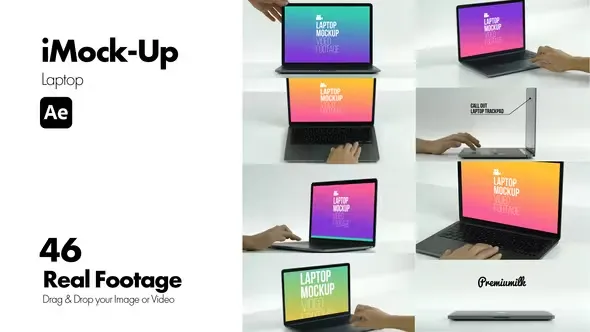 Videohive iMock-Up Laptop for After Effects 44762438