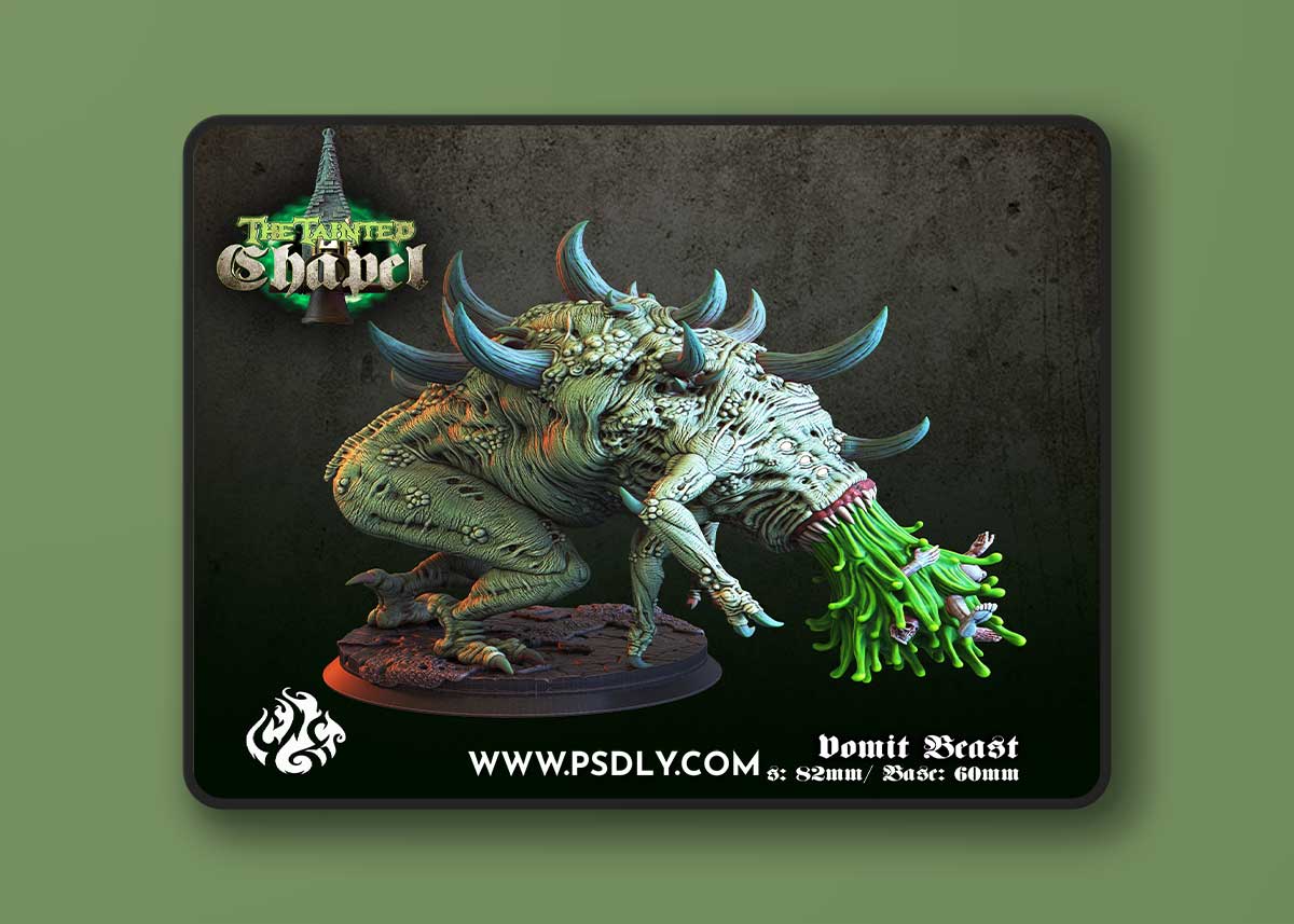 Vomit Beast 3D Print Model