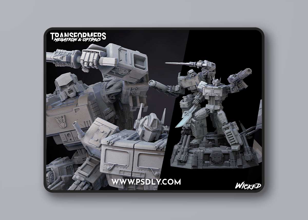 WICKED - Transformers Diorama 3D Print Model